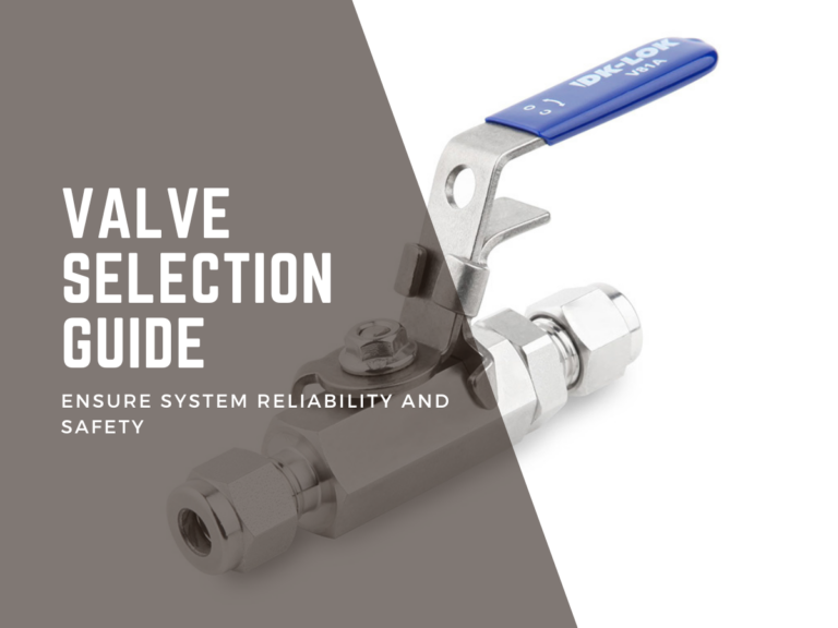 Valve Selection Guide: Ensuring System Reliability & Safety